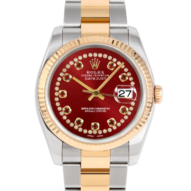 Rolex Datejust 36mm | 116233-RED-STRR-FLT-OYS