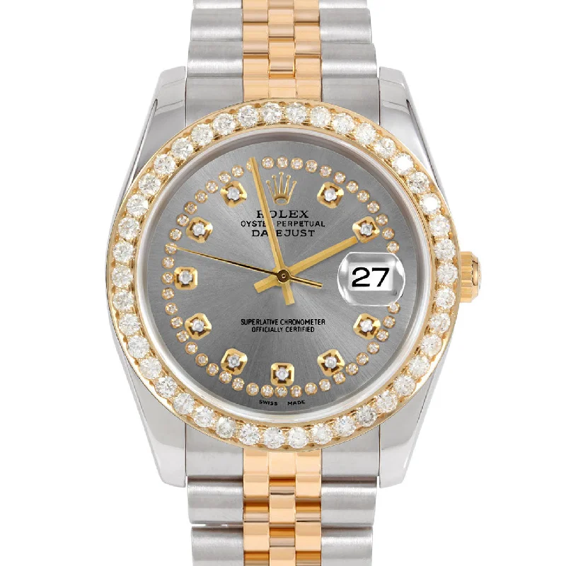 Rolex Datejust 36mm | 116233-SLT-STRD-25CT-JBL