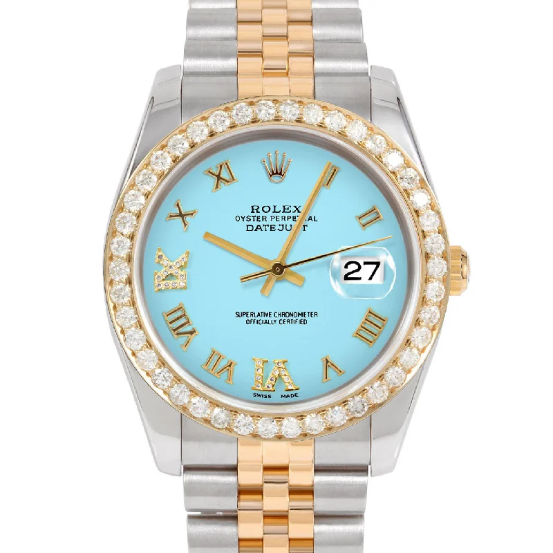 Rolex Datejust 36mm | 116233-TRQ-RDR69-25CT-JBL