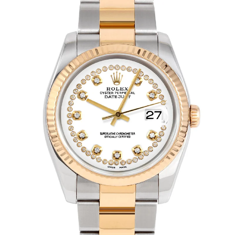 Rolex Datejust 36mm | 116233-WHT-STRD-FLT-OYS