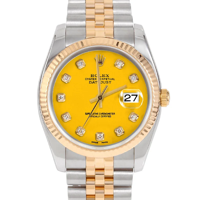 Rolex Datejust 36mm | 116233-YLW-DIA-AM-FLT-JBL