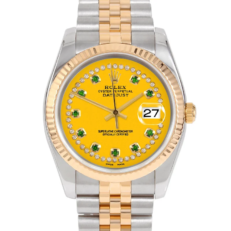 Rolex Datejust 36mm | 116233-YLW-STRE-FLT-JBL