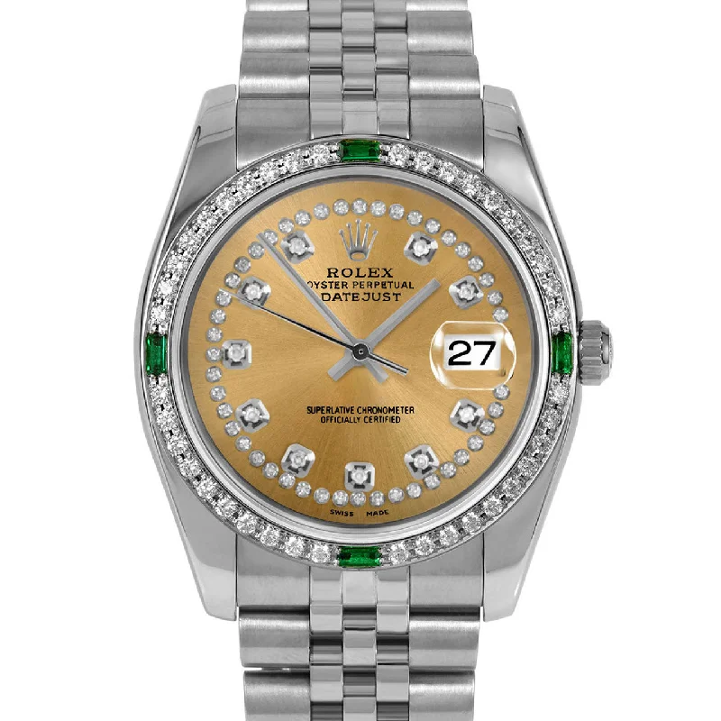 Rolex Datejust 36mm | 116234-CHM-STRD-4EMD-JBL