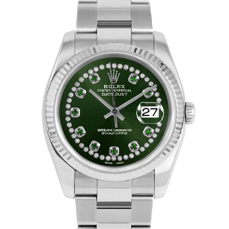 Rolex Datejust 36mm | 116234-GRN-STRE-FLT-OYS