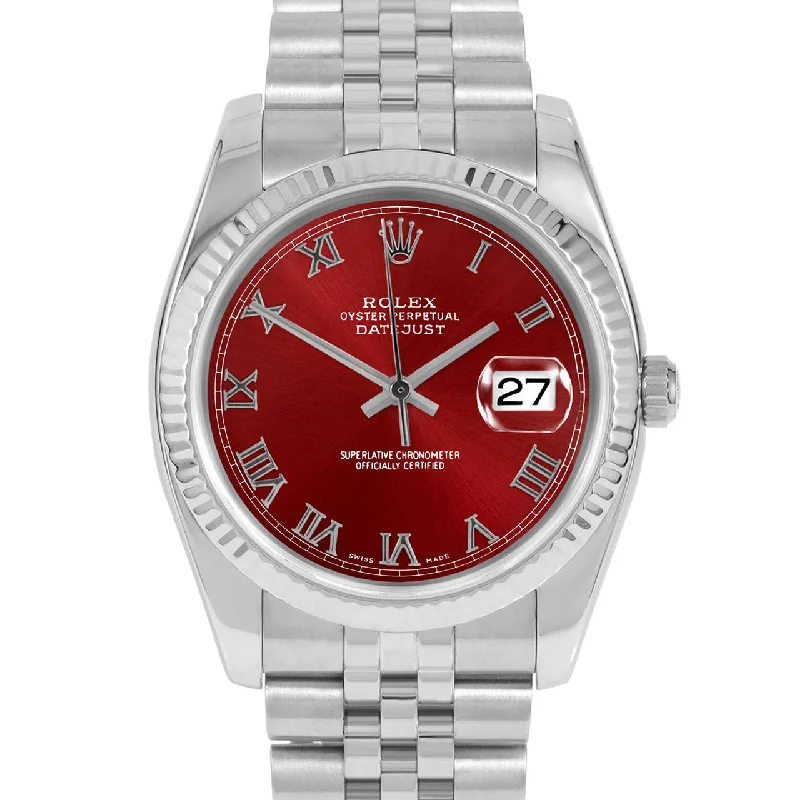 Rolex Datejust 36mm | 116234-RED-ROM-FLT-JBL