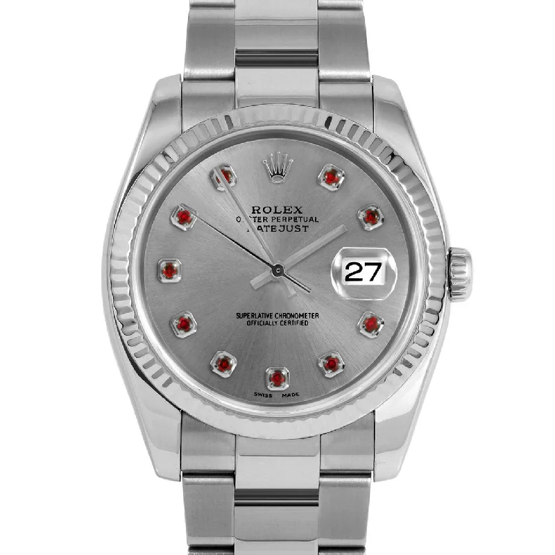 Rolex Datejust 36mm | 116234-SLT-RBY-AM-FLT-OYS