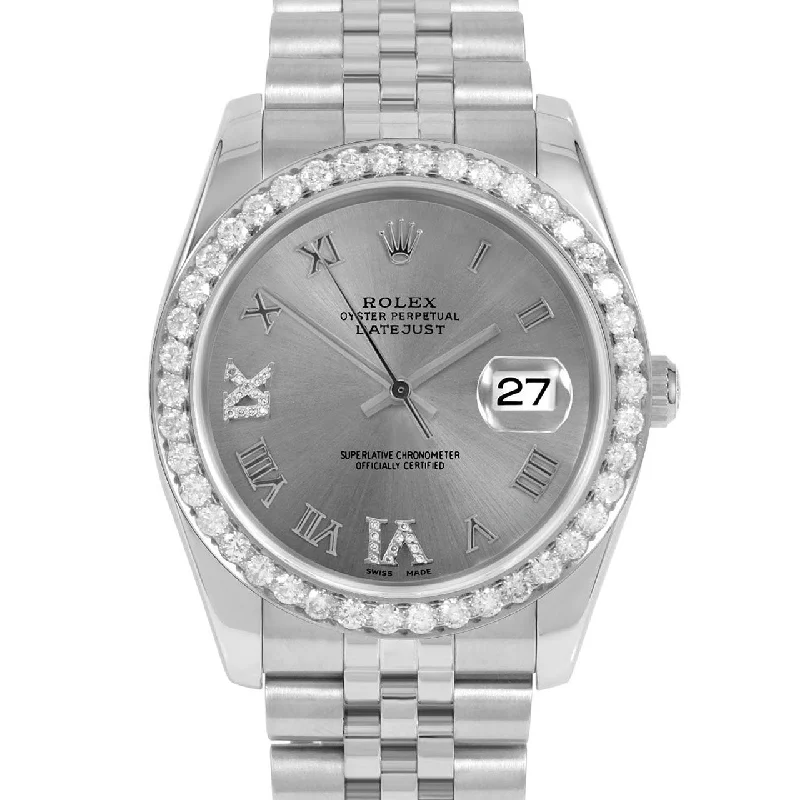 Rolex Datejust 36mm | 116234-SLT-RDR69-25CT-JBL