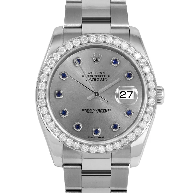 Rolex Datejust 36mm | 116234-SLT-SPH-AM-25CT-OYS