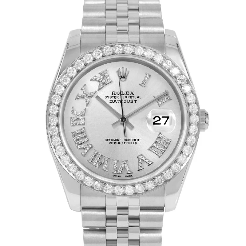 Rolex Datejust 36mm | 116234-SLV-FDR-25CT-JBL