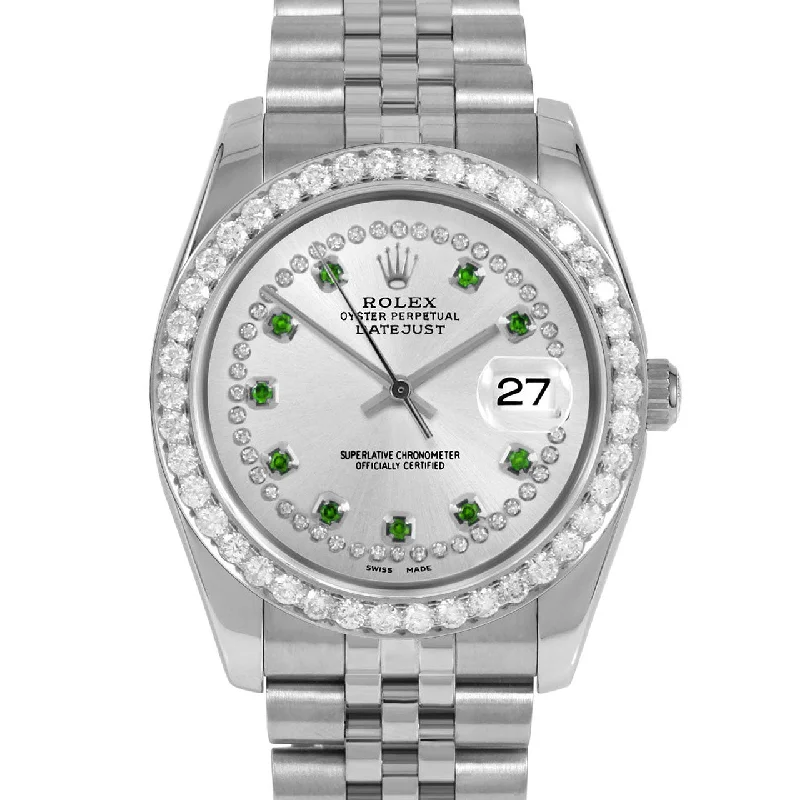 Rolex Datejust 36mm | 116234-SLV-STRE-25CT-JBL