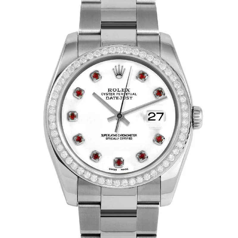 Rolex Datejust 36mm | 116234-WHT-RBY-AM-BDS-OYS