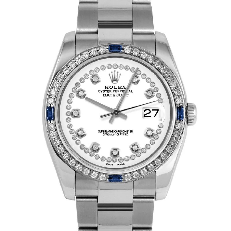 Rolex Datejust 36mm | 116234-WHT-STRD-4SPH-OYS