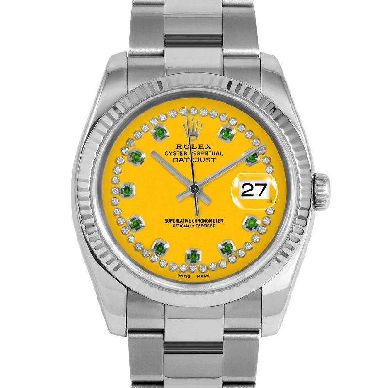 Rolex Datejust 36mm | 116234-YLW-STRE-FLT-OYS