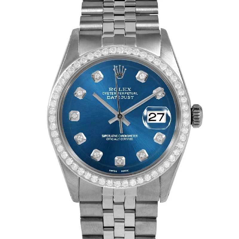 Rolex Datejust 36mm | 1601-SS-BLU-DIA-AM-BDS-JBL