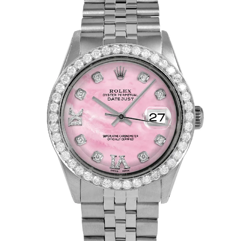 Rolex Datejust 36mm | 1601-SS-PMOP-8DR69-25CT-JBL