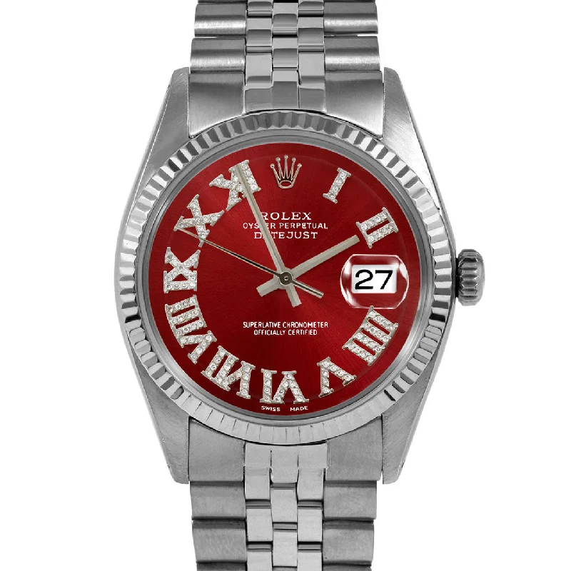 Rolex Datejust 36mm | 1601-SS-RED-FDR-FLT-JBL