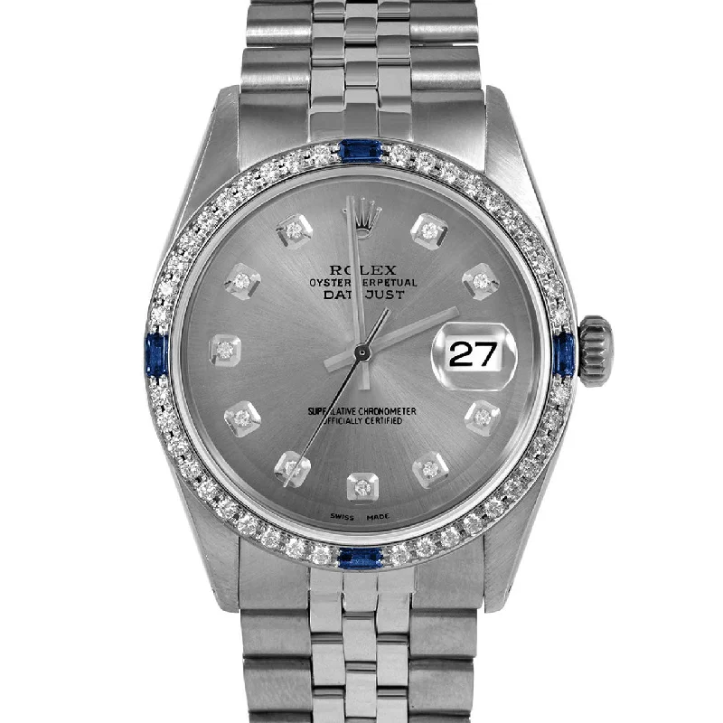 Rolex Datejust 36mm | 1601-SS-SLT-DIA-AM-4SPH-JBL