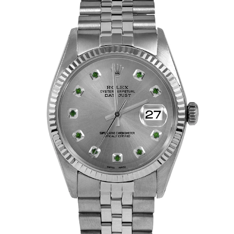 Rolex Datejust 36mm | 1601-SS-SLT-EMD-AM-FLT-JBL