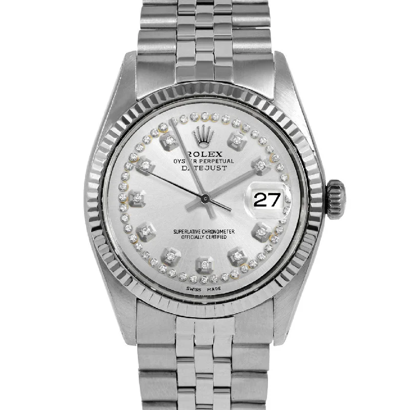 Rolex Datejust 36mm | 1601-SS-SLV-STRD-FLT-JBL