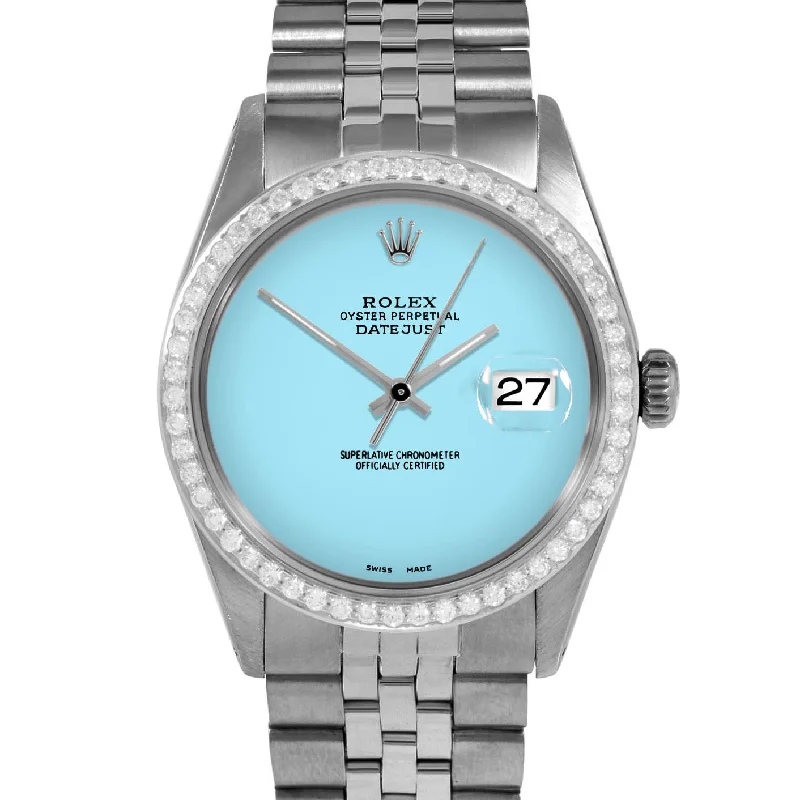 Rolex Datejust 36mm | 1601-SS-TRQ-NOHM-BDS-JBL