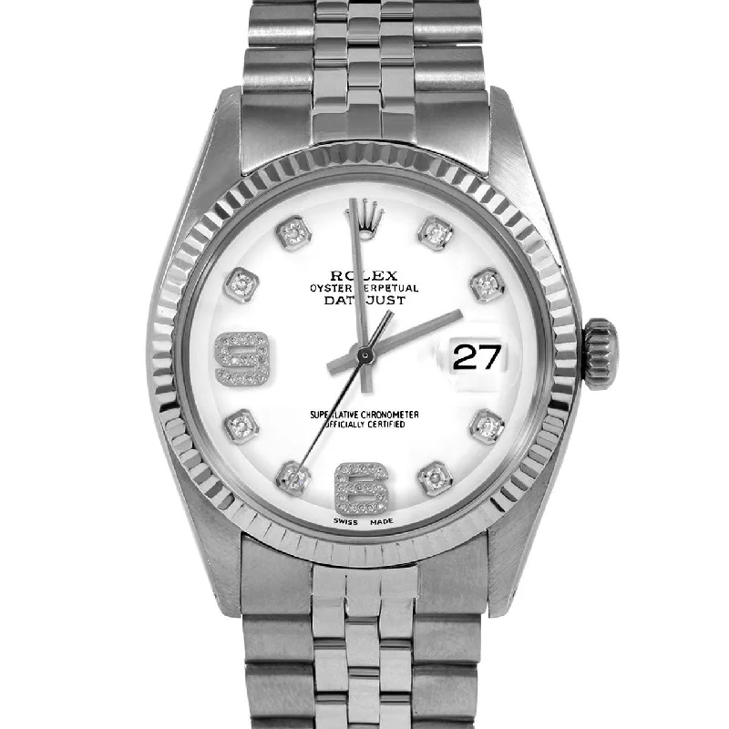 Rolex Datejust 36mm | 1601-SS-WHT-8DA69-FLT-JBL