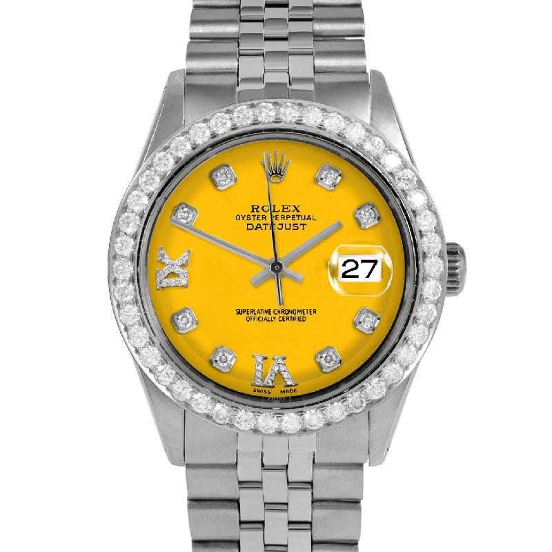 Rolex Datejust 36mm | 1601-SS-YLW-8DR69-25CT-JBL