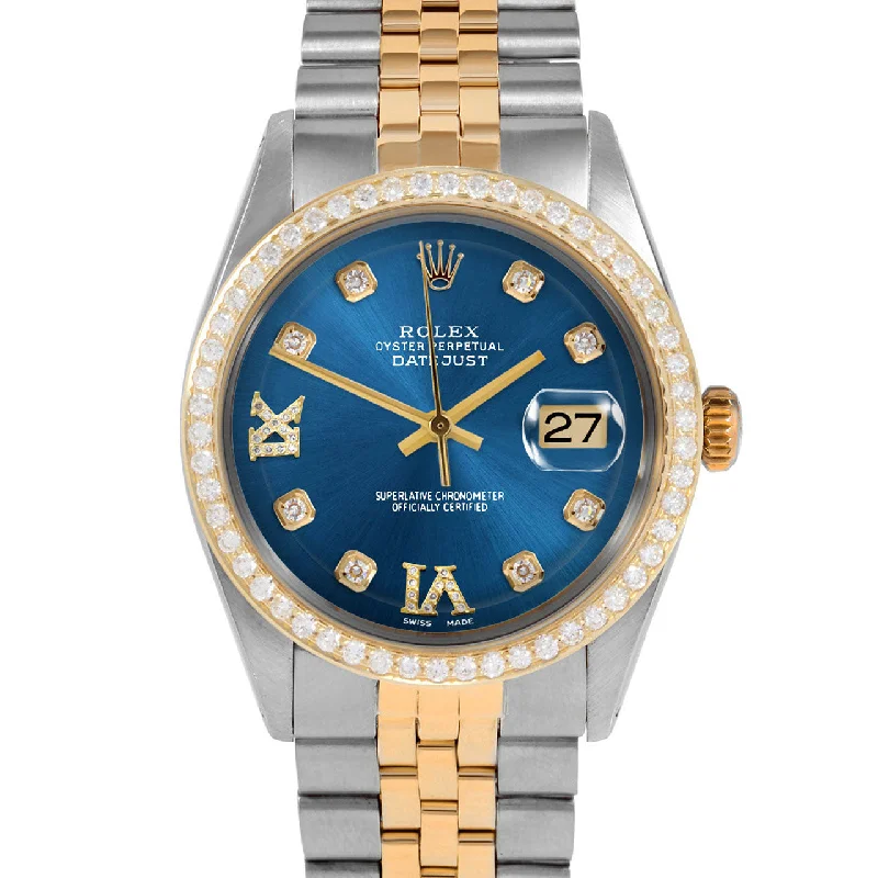 Rolex Datejust 36mm | 1601-TT-BLU-8DR69-BDS-JBL