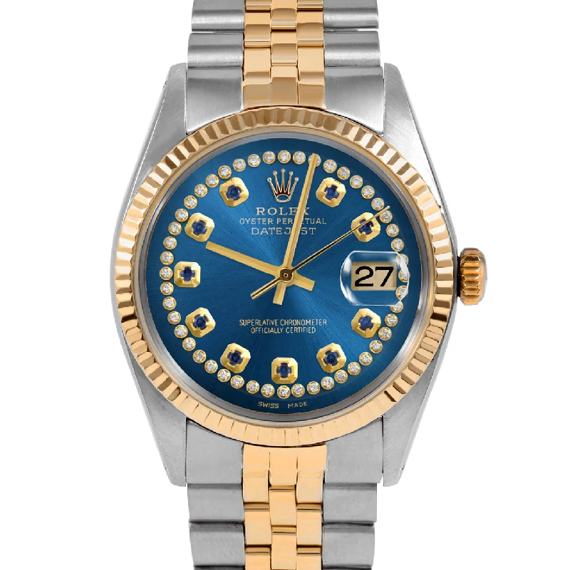 Rolex Datejust 36mm | 1601-TT-BLU-STRS-FLT-JBL