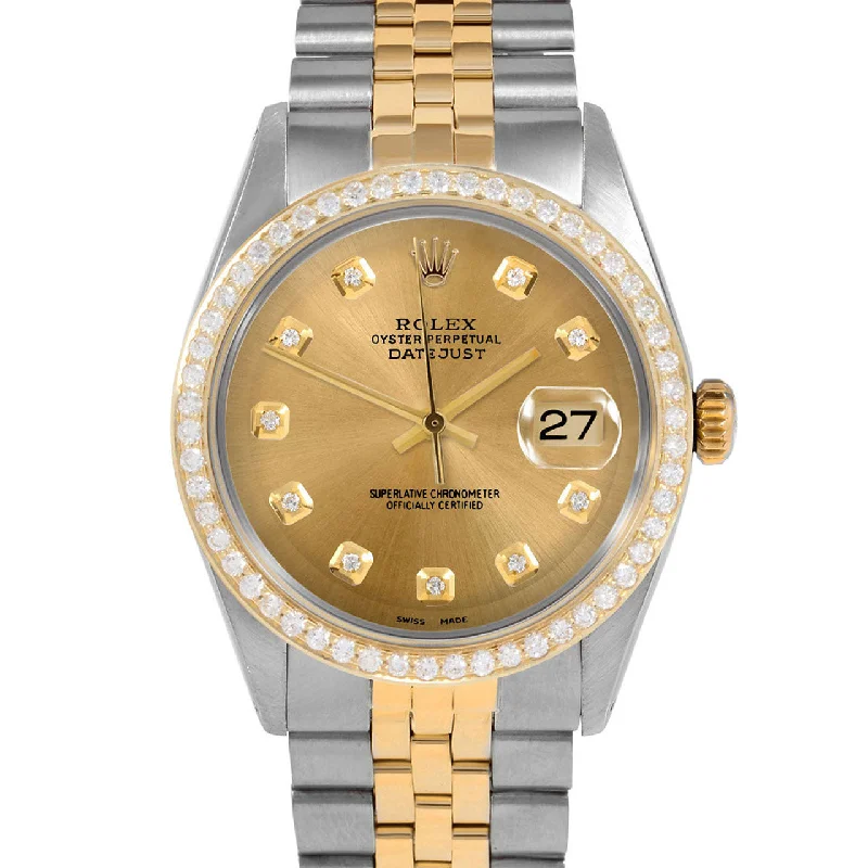 Rolex Datejust 36mm | 1601-TT-CHM-DIA-AM-BDS-JBL