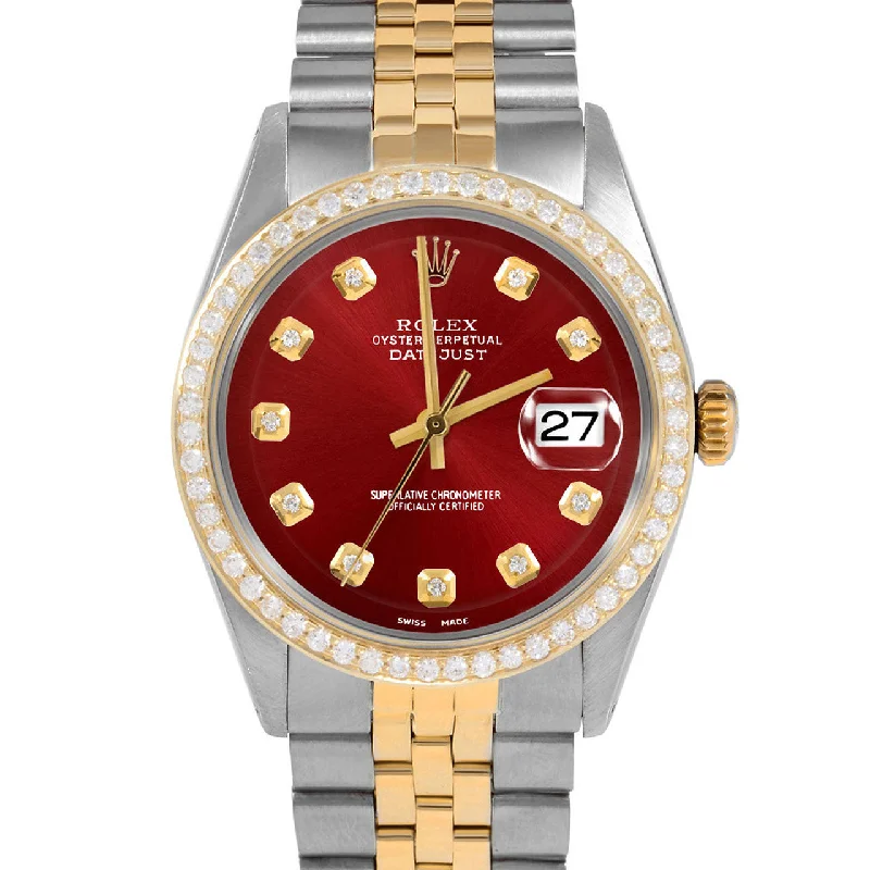 Rolex Datejust 36mm | 1601-TT-RED-DIA-AM-BDS-JBL