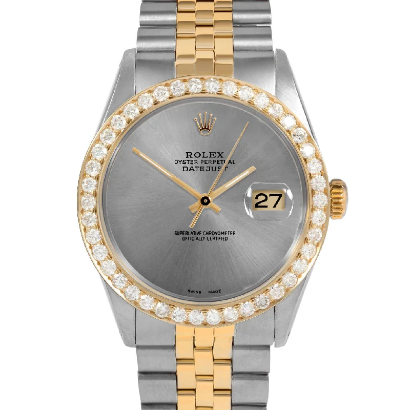 Rolex Datejust 36mm | 1601-TT-SLT-NOHM-25CT-JBL