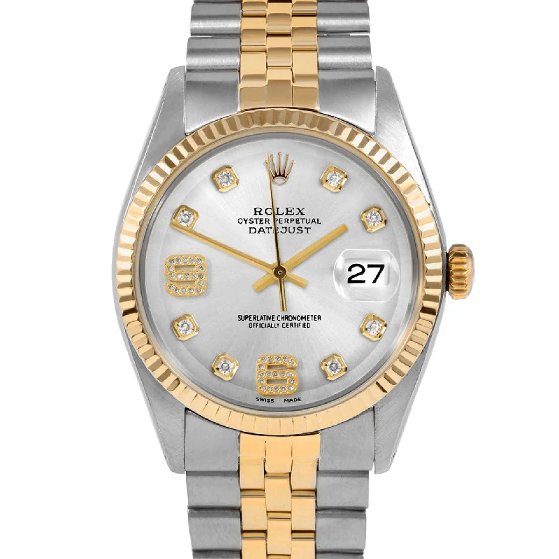 Rolex Datejust 36mm | 1601-TT-SLV-8DA69-FLT-JBL