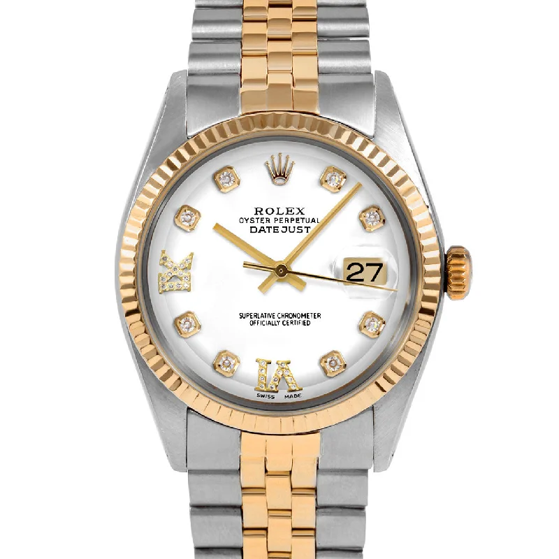 Rolex Datejust 36mm | 1601-TT-WHT-8DR69-FLT-JBL