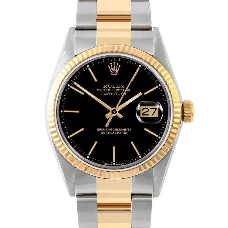 Rolex Datejust 36mm | 16013-BLK-STK-FLT-OYS