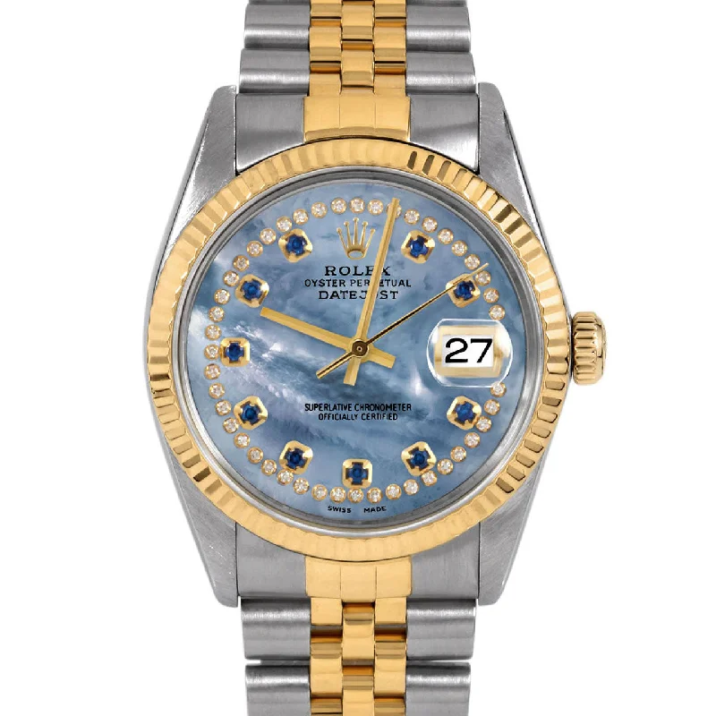 Rolex Datejust 36mm | 16013-BLMOP-STRS-FLT-JBL