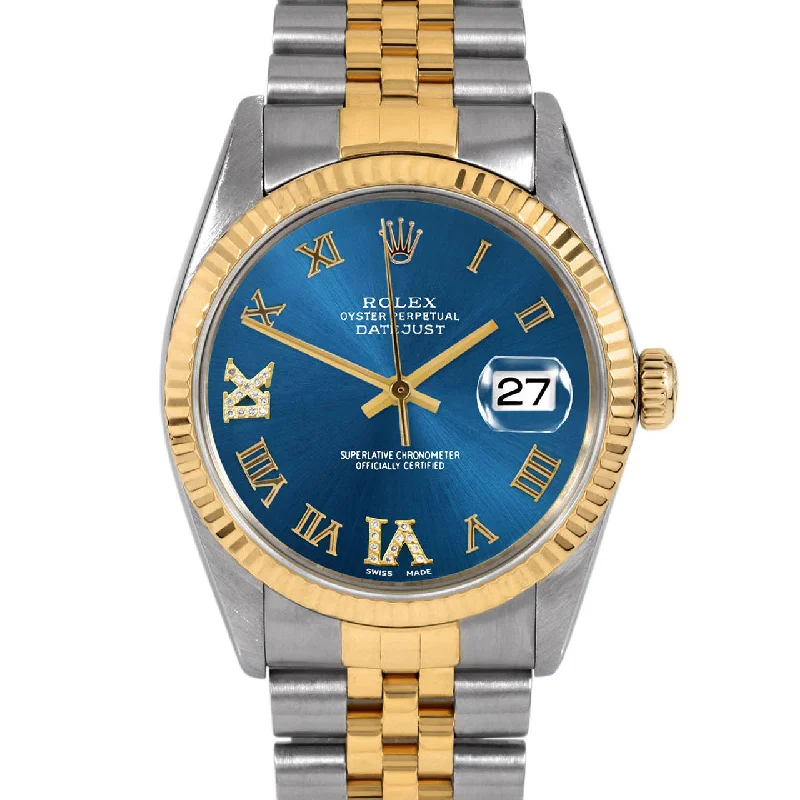 Rolex Datejust 36mm | 16013-BLU-RDR69-FLT-JBL