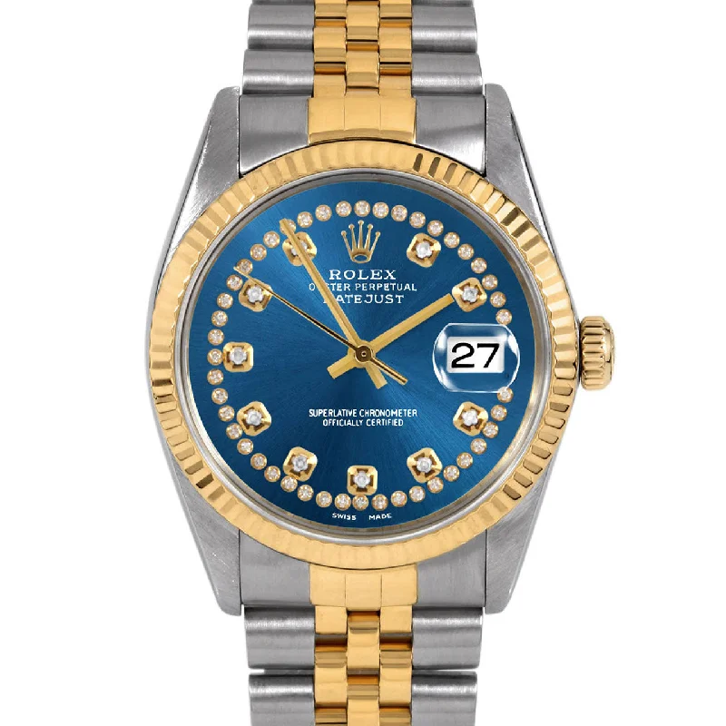 Rolex Datejust 36mm | 16013-BLU-STRD-FLT-JBL