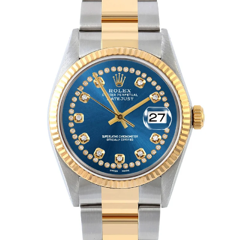 Rolex Datejust 36mm | 16013-BLU-STRD-FLT-OYS