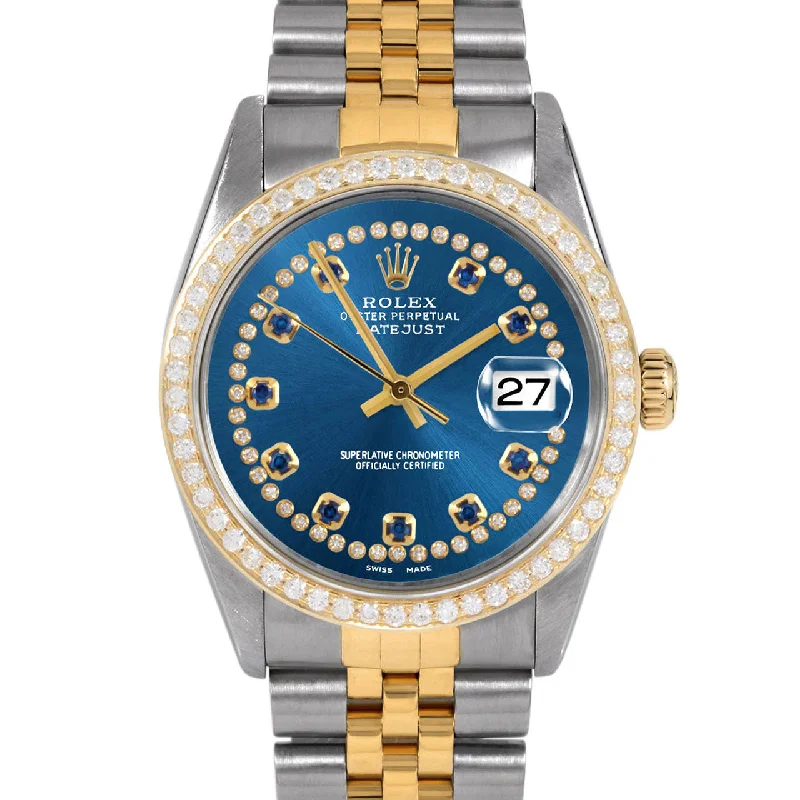 Rolex Datejust 36mm | 16013-BLU-STRS-BDS-JBL