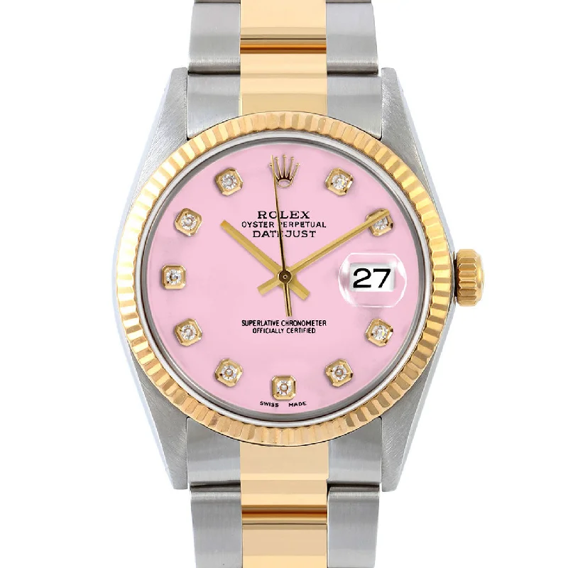 Rolex Datejust 36mm | 16013-PNK-DIA-AM-FLT-OYS