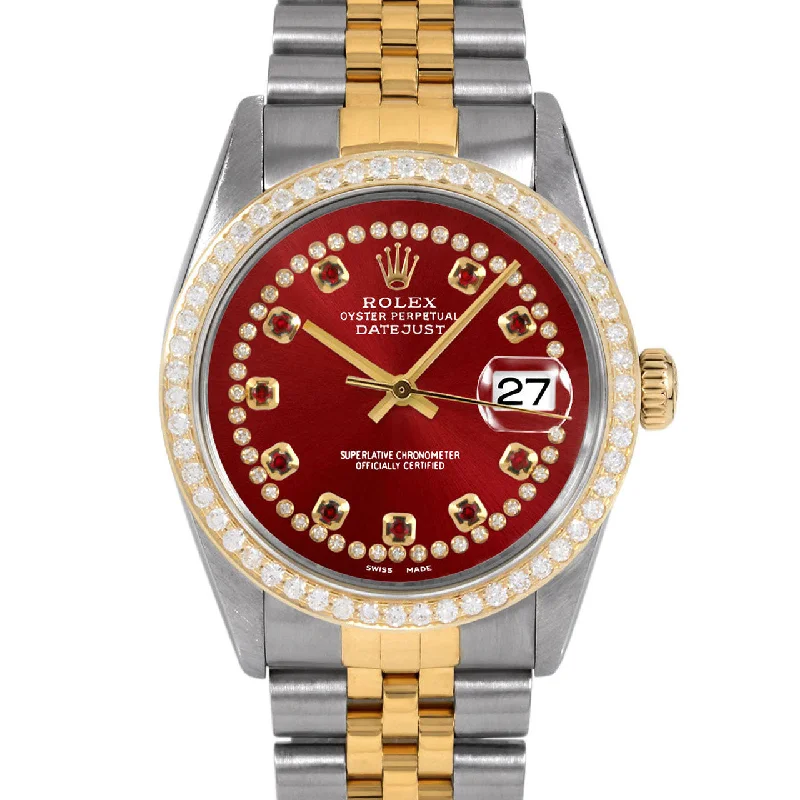 Rolex Datejust 36mm | 16013-RED-STRR-BDS-JBL