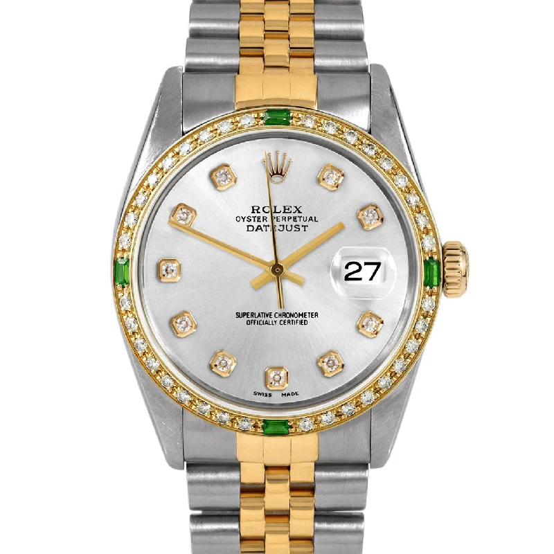 Rolex Datejust 36mm | 16013-SLV-DIA-AM-4EMD-JBL