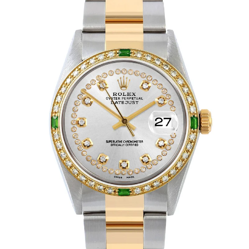 Rolex Datejust 36mm | 16013-SLV-STRD-4EMD-OYS