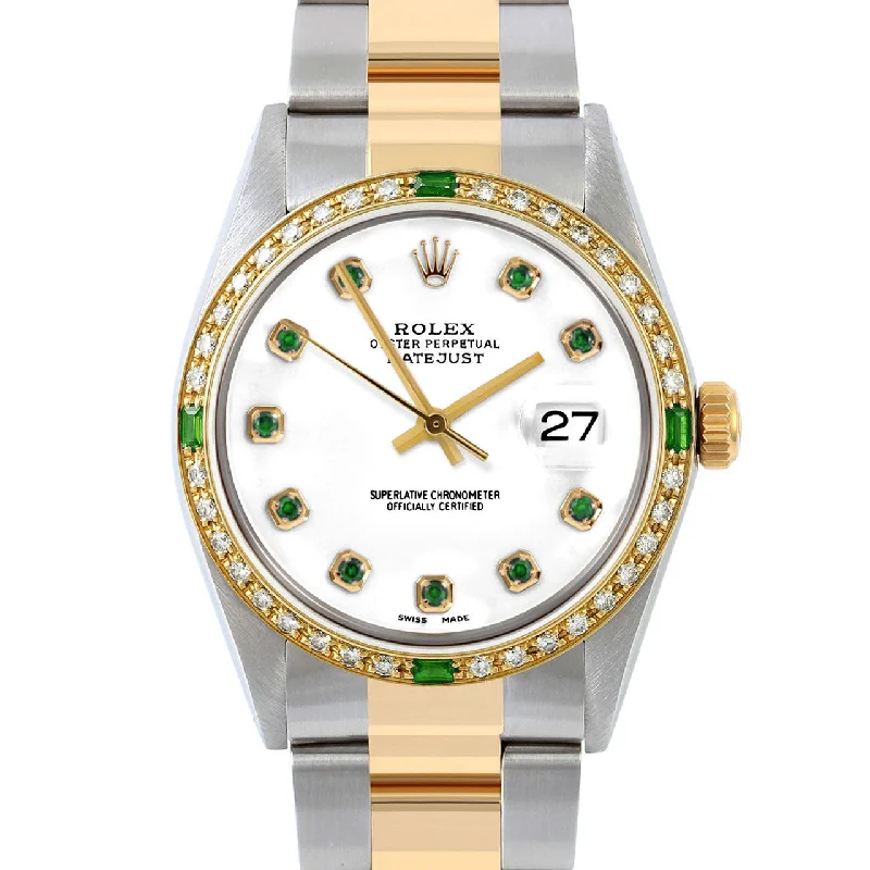 Rolex Datejust 36mm | 16013-WHT-EMD-AM-4EMD-OYS