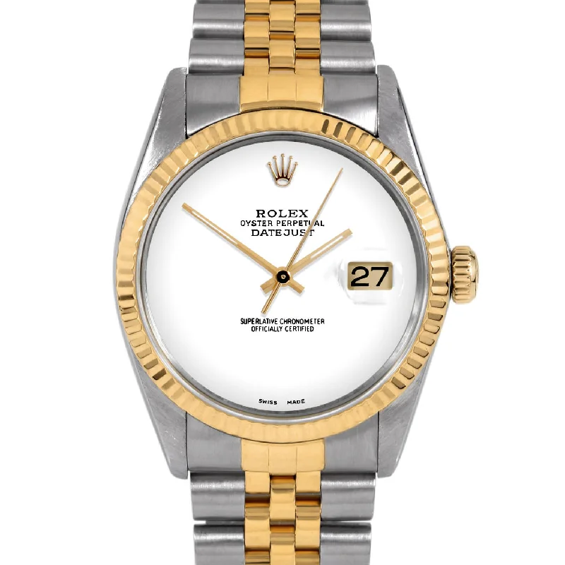 Rolex Datejust 36mm | 16013-WHT-NOHM-FLT-JBL