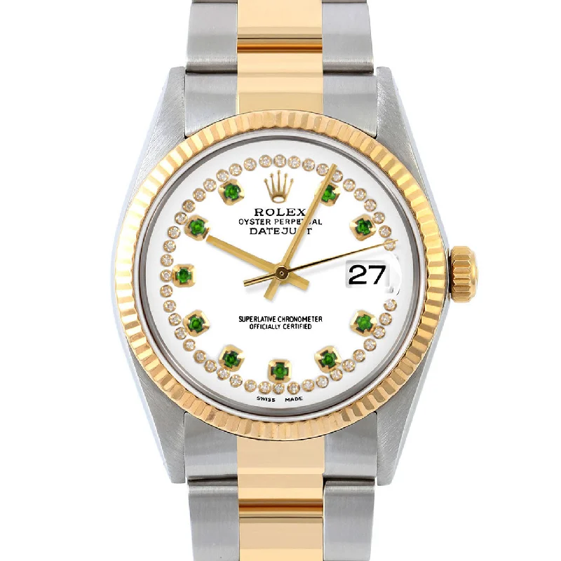 Rolex Datejust 36mm | 16013-WHT-STRE-FLT-OYS