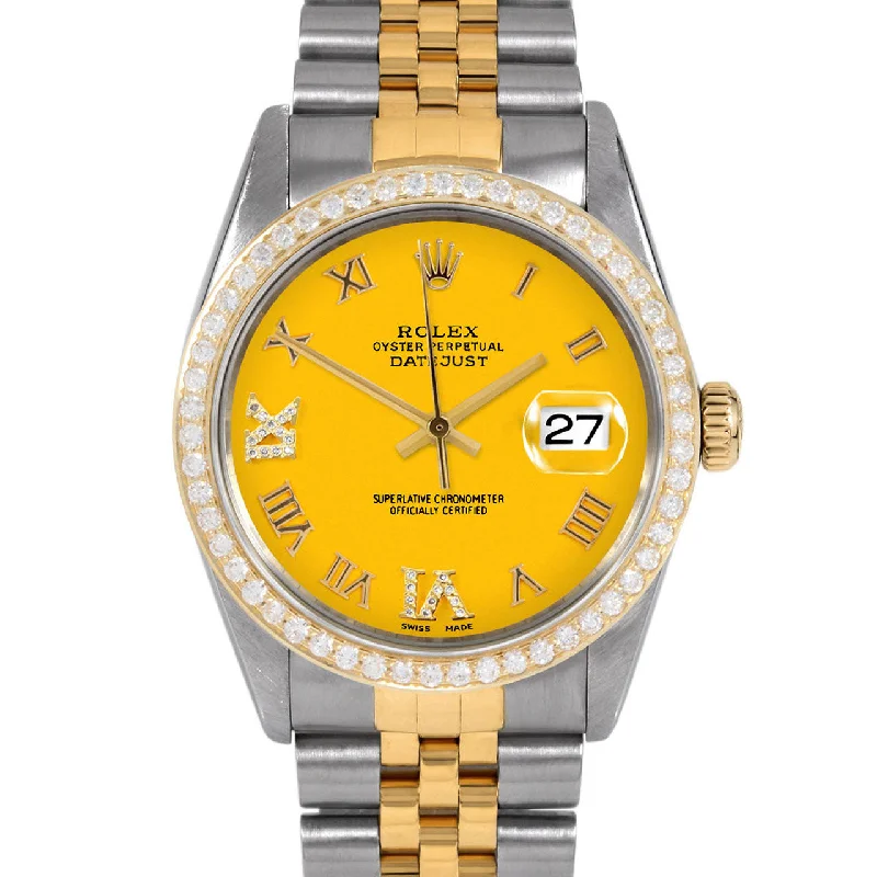 Rolex Datejust 36mm | 16013-YLW-RDR69-BDS-JBL