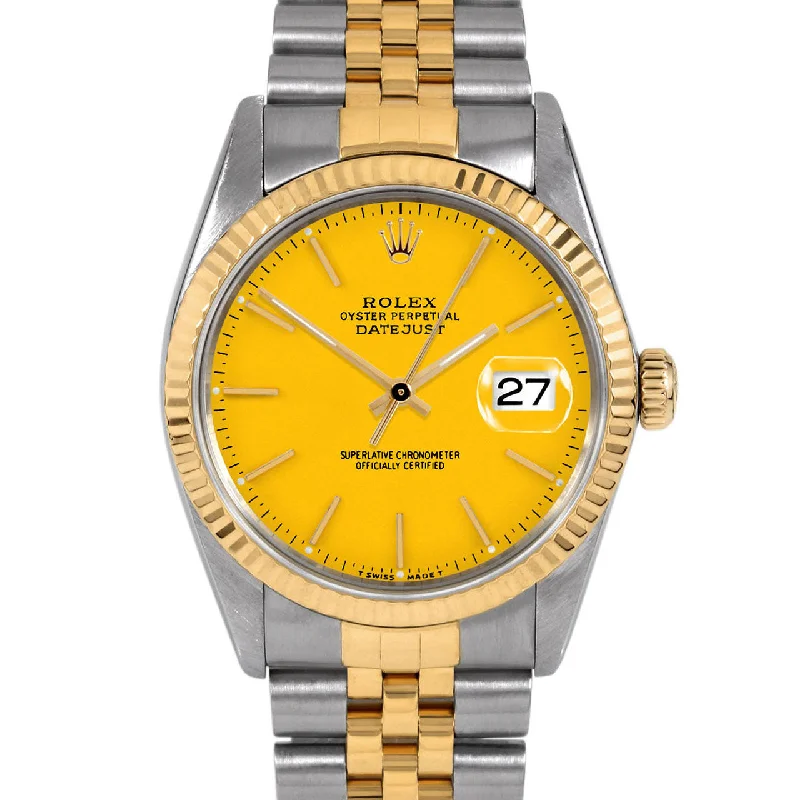 Rolex Datejust 36mm | 16013-YLW-STK-FLT-JBL