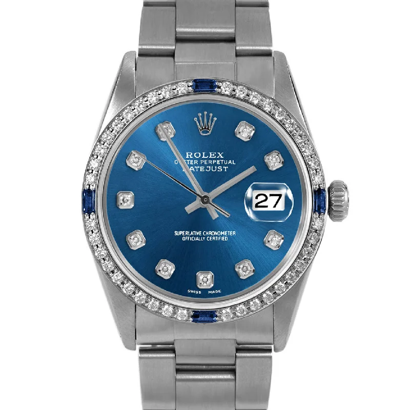 Rolex Datejust 36mm | 16014-BLU-DIA-AM-4SPH-OYS