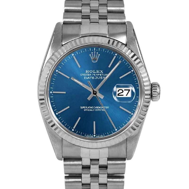 Rolex Datejust 36mm | 16014-BLU-STK-FLT-JBL